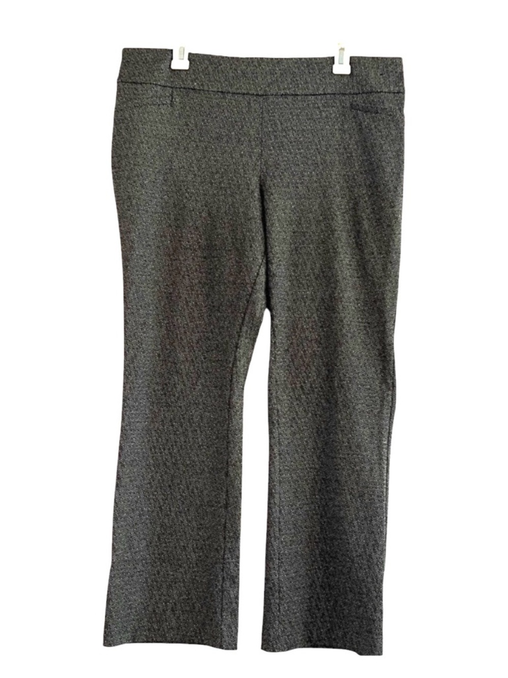 NY&Co 7th Avenue Design Studio Gray Marled Wide Leg Pants XL Petite